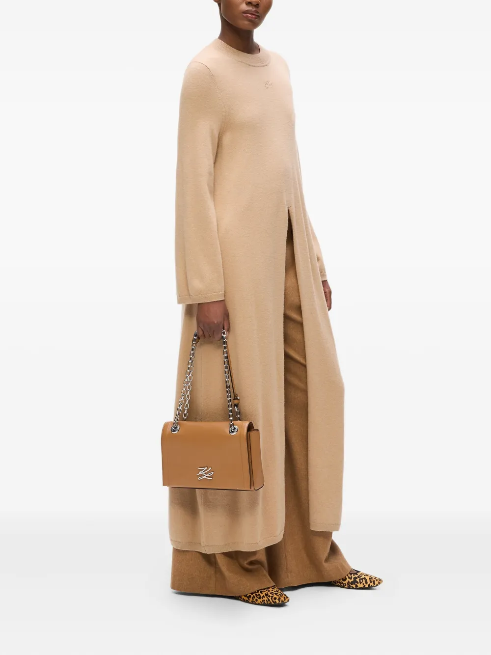 Karl Lagerfeld Wollen top Bruin