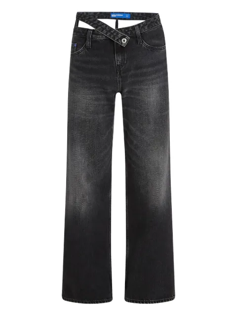 Karl Lagerfeld Jeans Cutout waist relaxed jeans