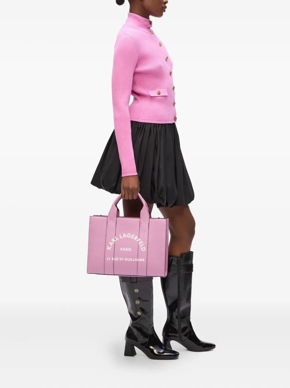 Karl Lagerfeld Rue St. Guillaume shopper - Roze