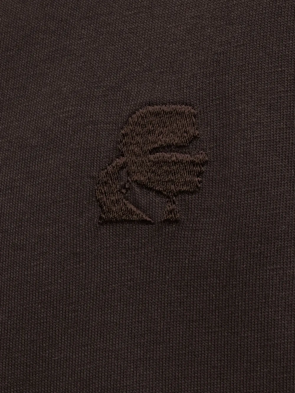 Karl Lagerfeld T-shirt met borduurwerk Bruin