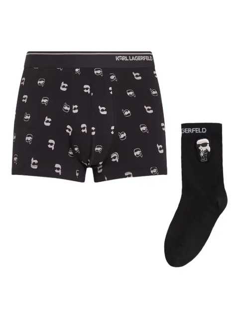Karl Lagerfeld set de calcetines y bóxeres Ikon