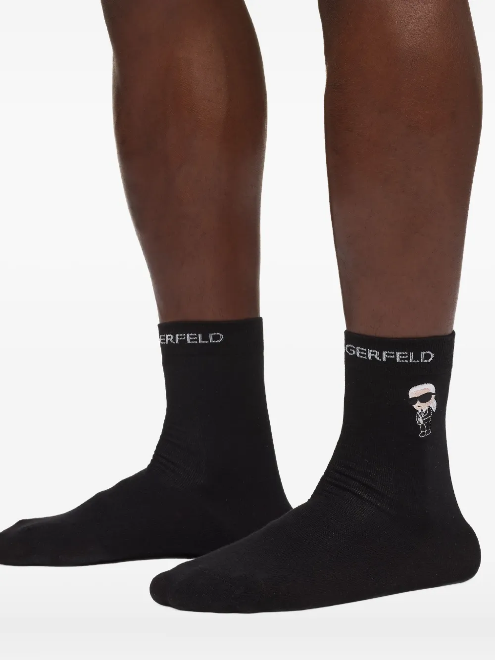 Karl Lagerfeld Ikon boxershorts en sokken set Zwart