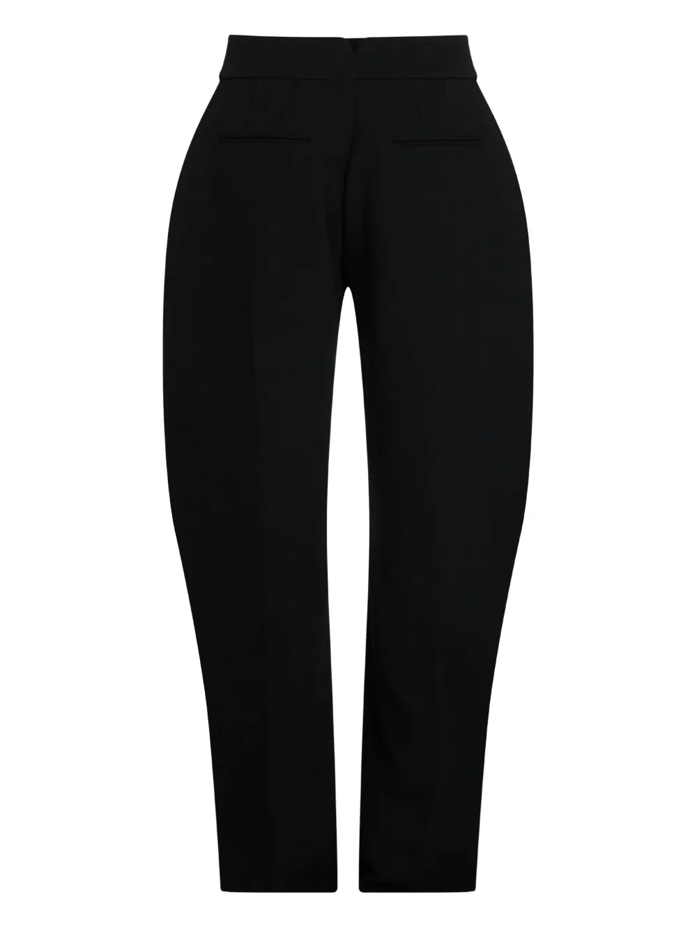 Karl Lagerfeld Karl Studio high waist broek met wijde pijpen Zwart