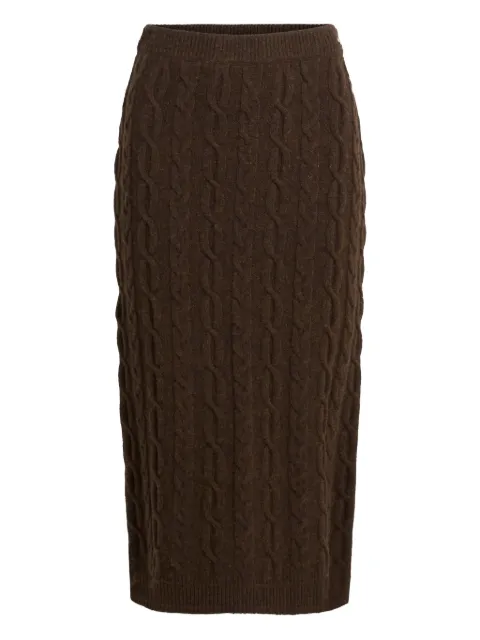 Karl Lagerfeld cable-knit midi skirt