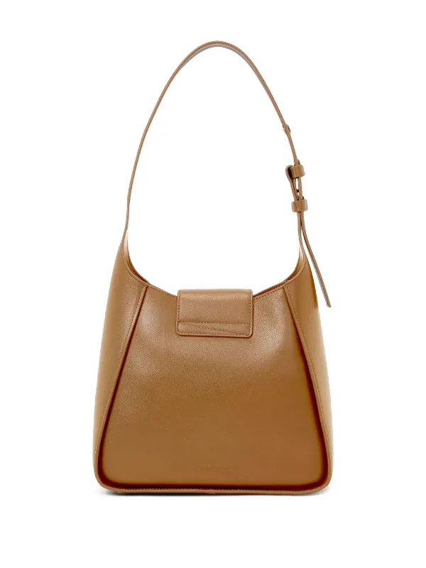 Karl Lagerfeld K/Signature Hobo Flap Shoulder Bag | Brown