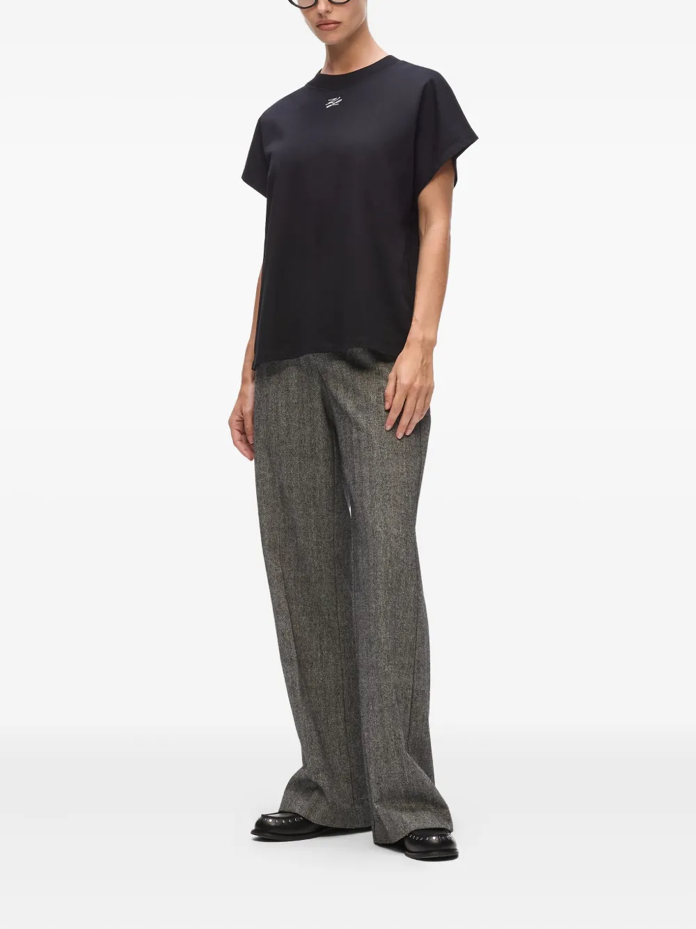 Karl Lagerfeld embroidered short-sleeved T-shirt | T-Shirts & Jersey Shirts | Image 2