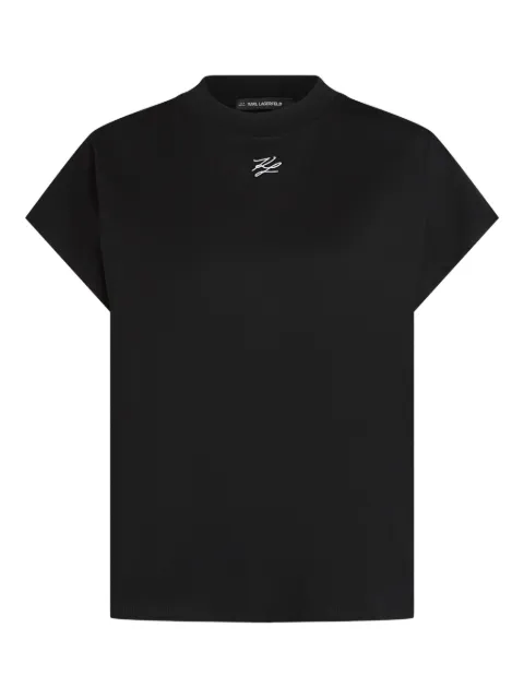 Karl Lagerfeld embroidered short-sleeved T-shirt
