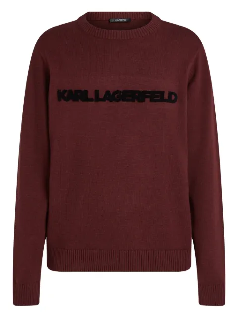 Karl Lagerfeld pull à logo