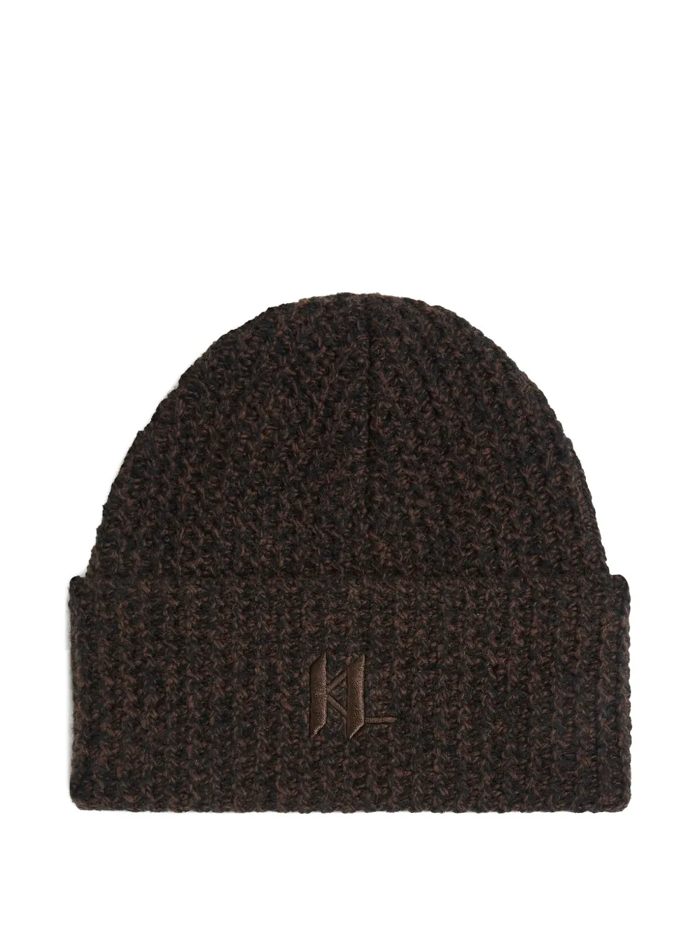 Karl Lagerfeld Muts met geborduurd logo Bruin