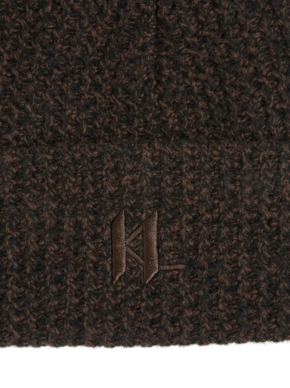 Karl Lagerfeld Muts met geborduurd logo Bruin