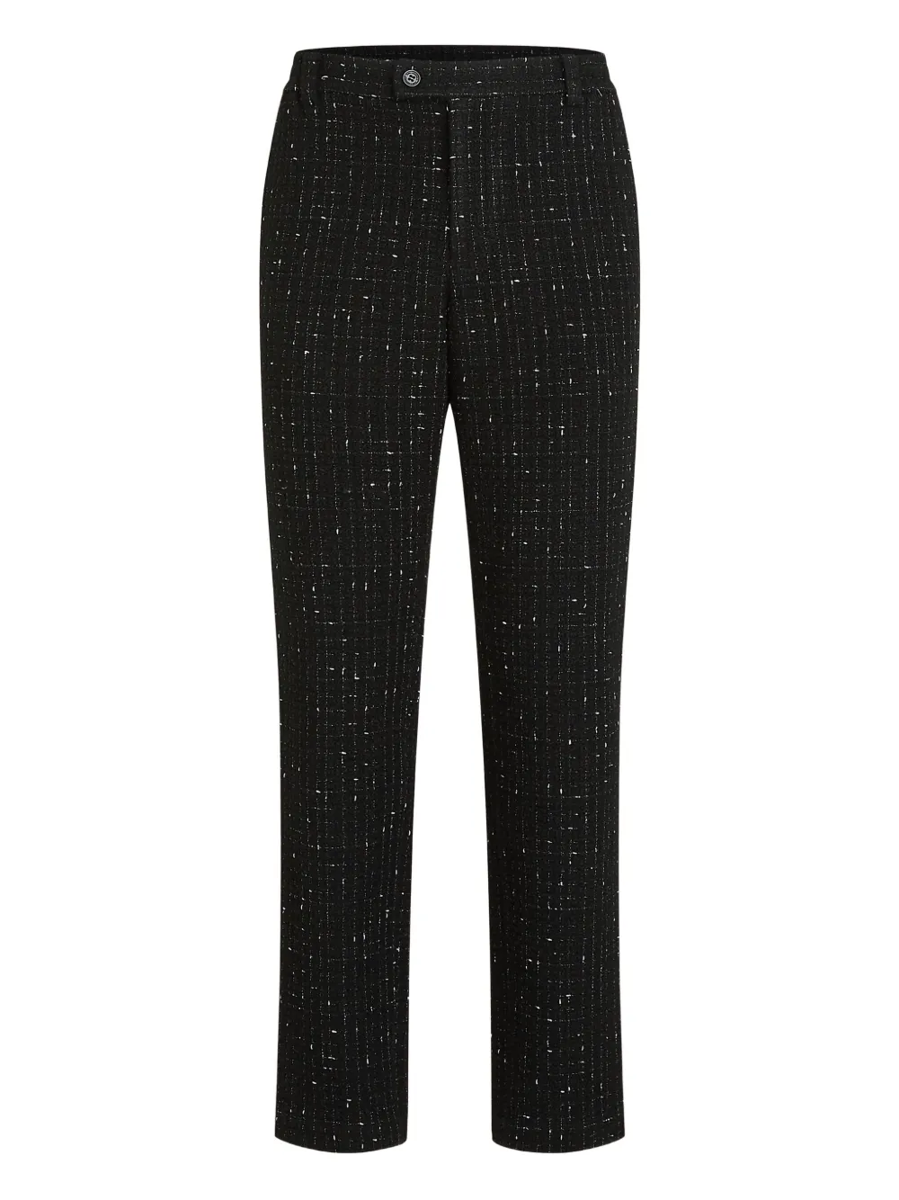 Karl Lagerfeld textured straight pants | Black | Image 1