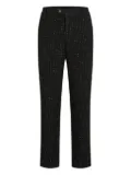 Karl Lagerfeld textured straight pants - Black