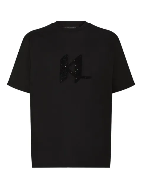 Karl Lagerfeld sequin-embellished T-shirt