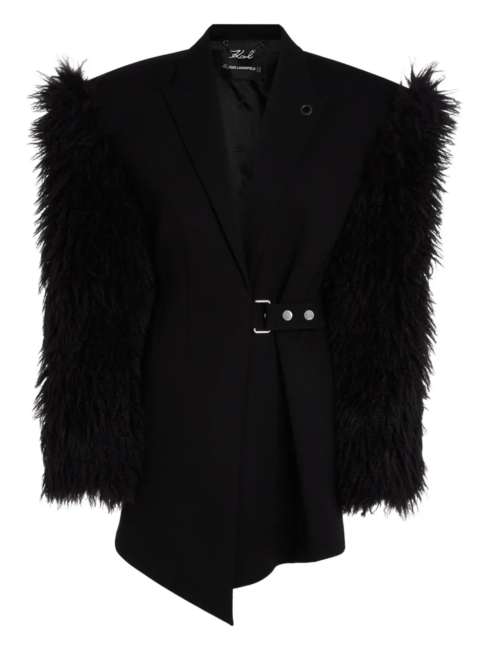 Karl Lagerfeld Karl Studio Blazer Dress In Black