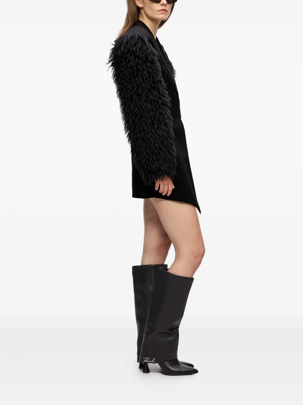 Karl Lagerfeld Karl Studio Blazer Dress In Black