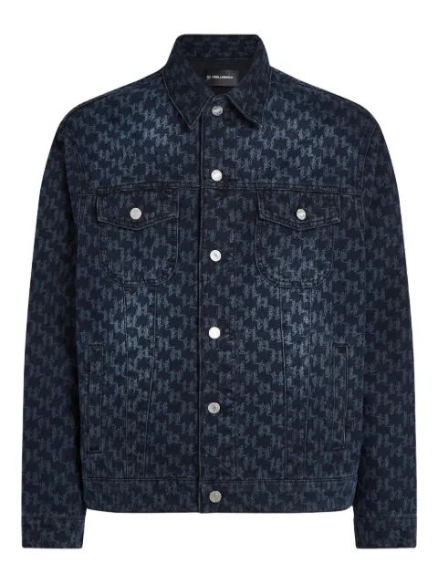Karl Lagerfeld monogram denim jacket