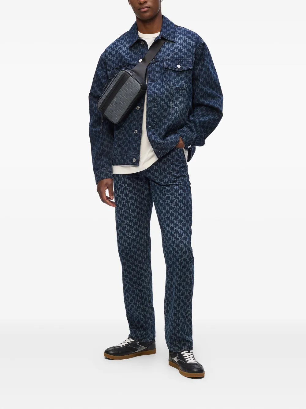 Karl Lagerfeld veste en jean à motif monogrammé | Vestes en jean | Image 2