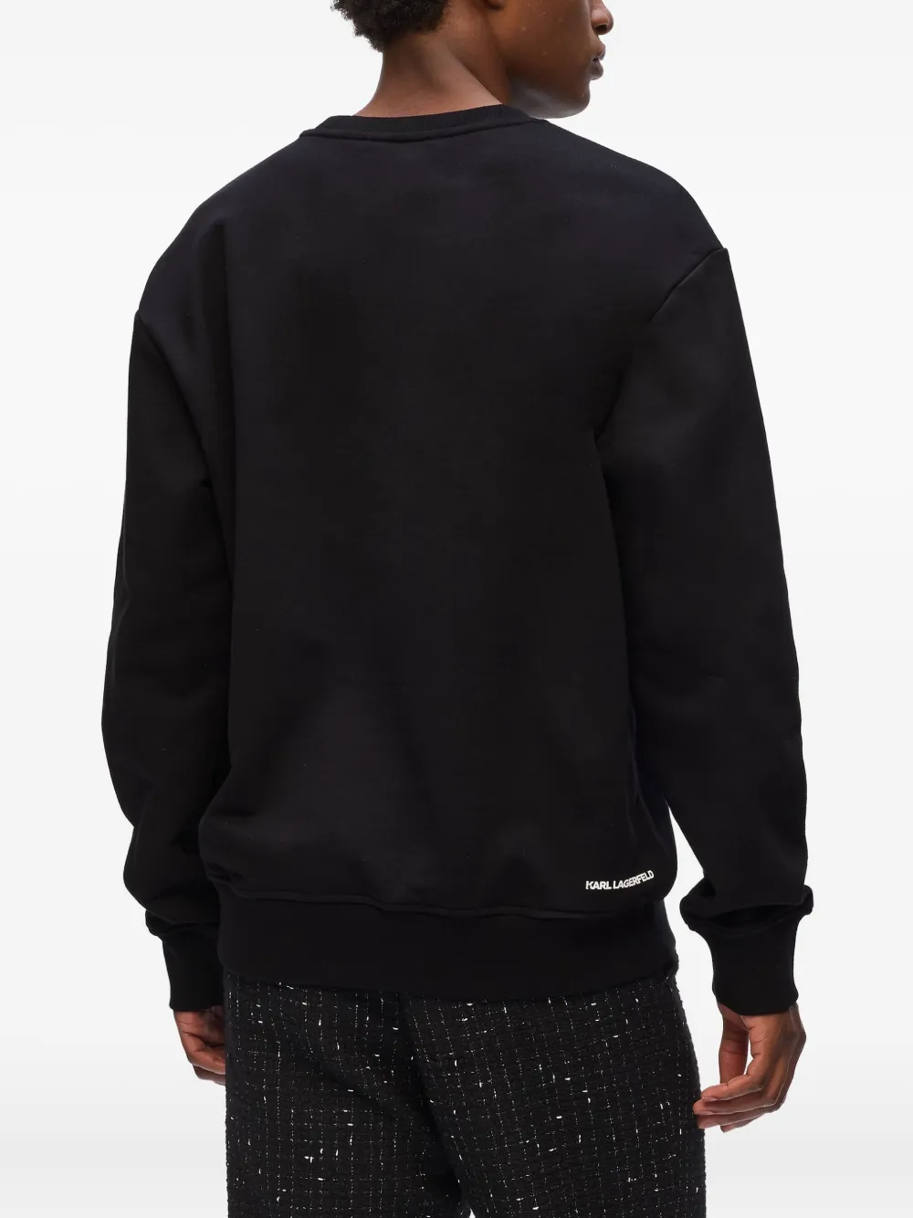 Karl Lagerfeld Ikon Fusion sweater Zwart