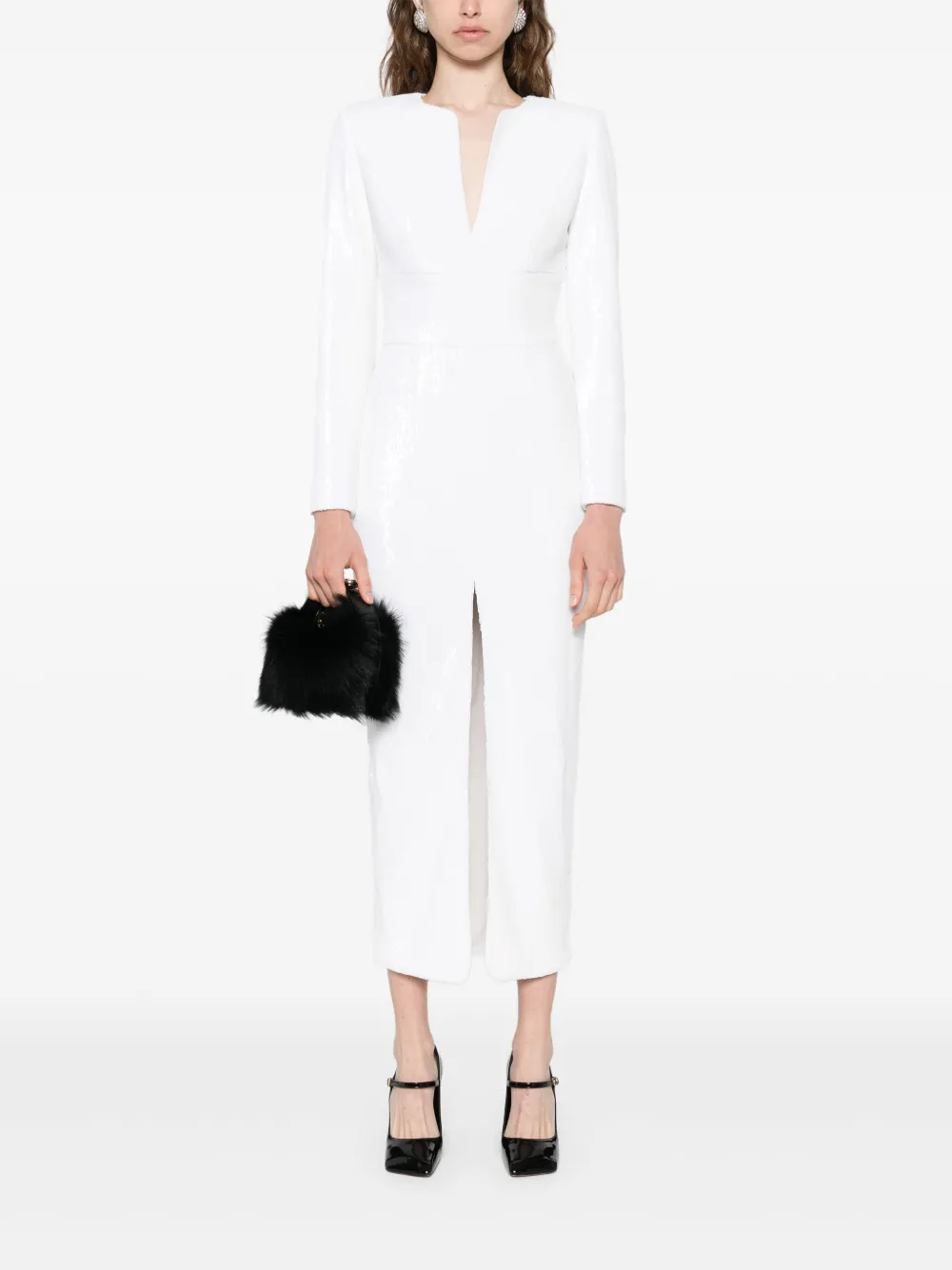 SILK LOVE & LACE Ivona jurk Wit
