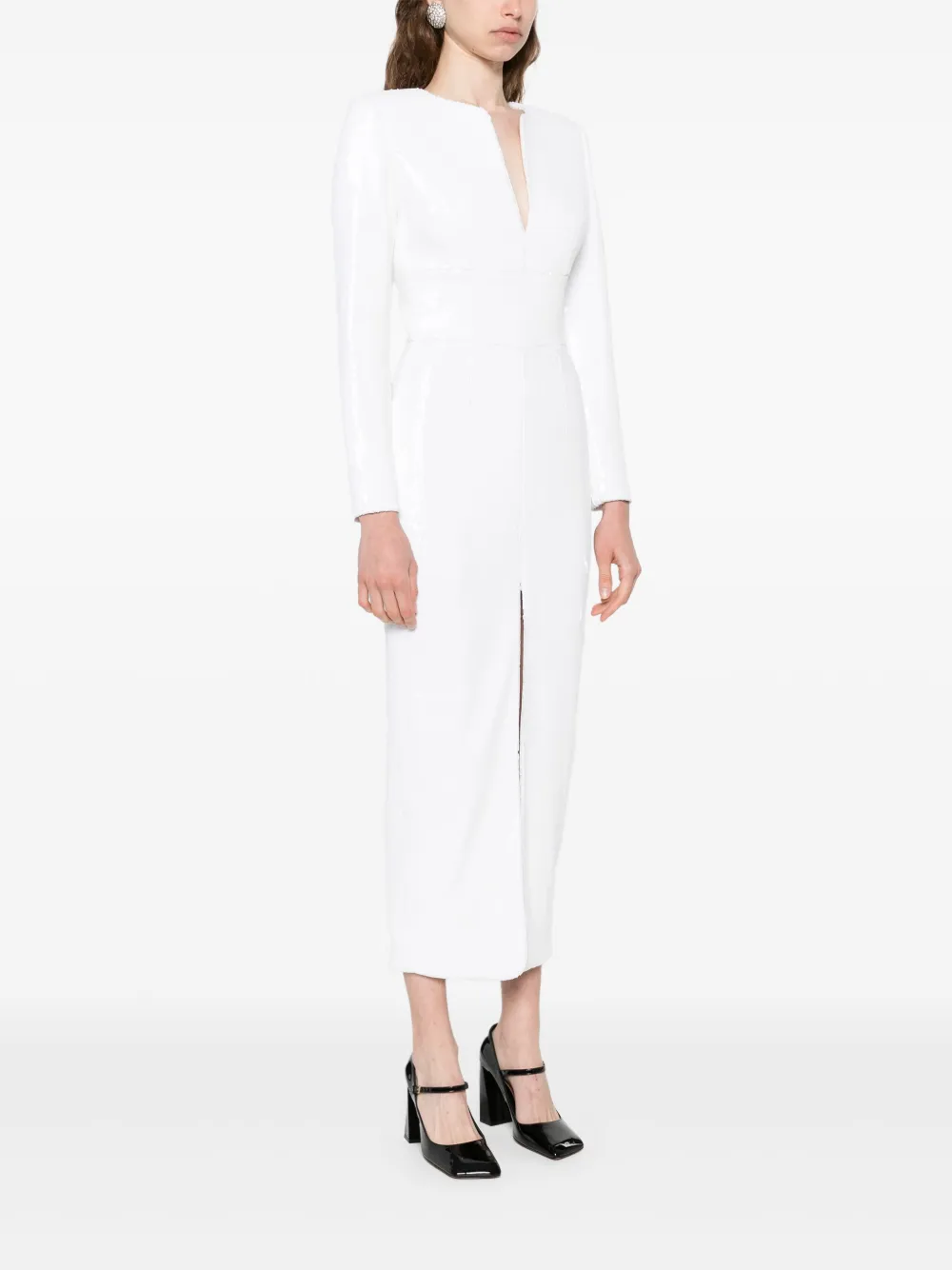 SILK LOVE & LACE Ivona jurk Wit
