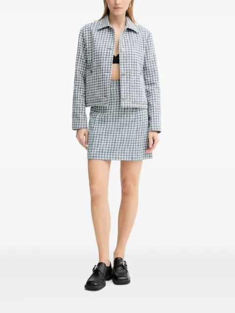 PS Paul Smith houndstooth button-fastening  jacket