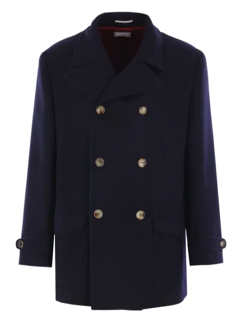 Brunello Cucinelli double-breasted wool coat