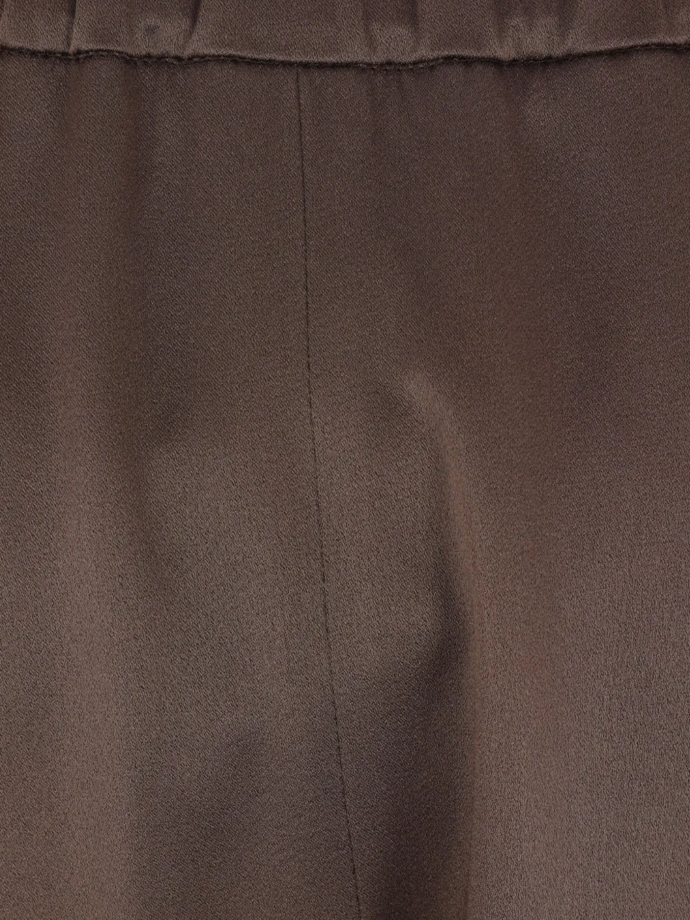 Brunello Cucinelli elasticated-waistband flared skirt Bruin