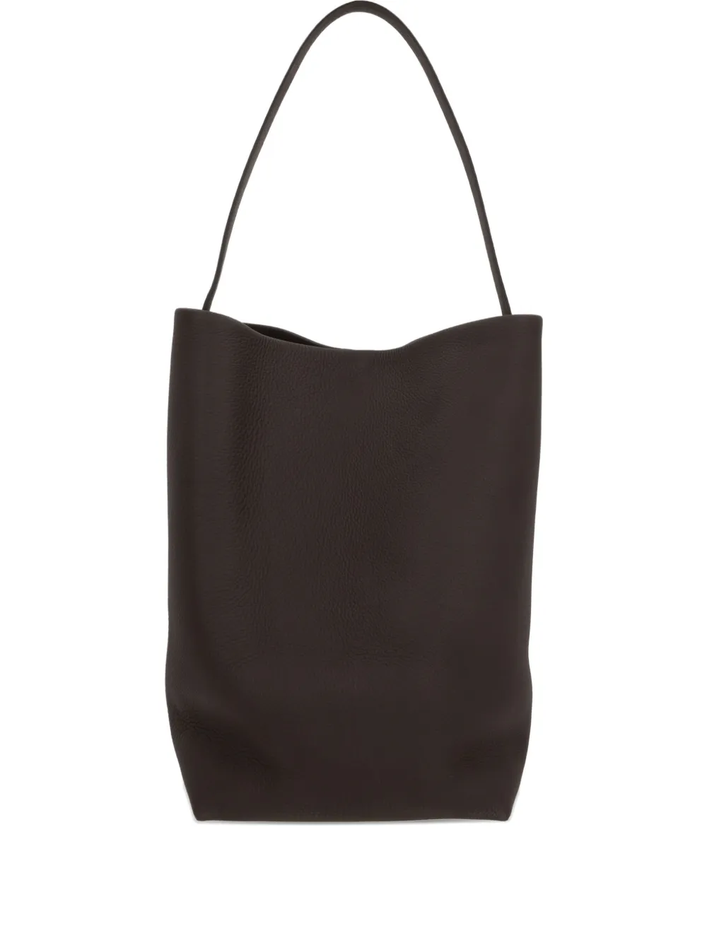 The Row Leather Top-handle Shoulder Bag In Brown