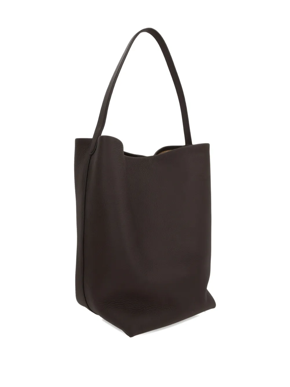 The Row Leather Top-handle Shoulder Bag In Brown