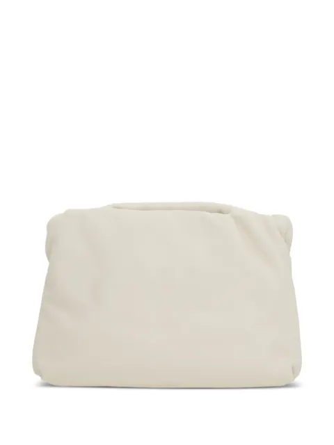 The Row gathered leather shoulder bag