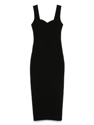 Blumarine ドレス Blumarine レーストリム ドレス | ブラック | FARFETCH JP
