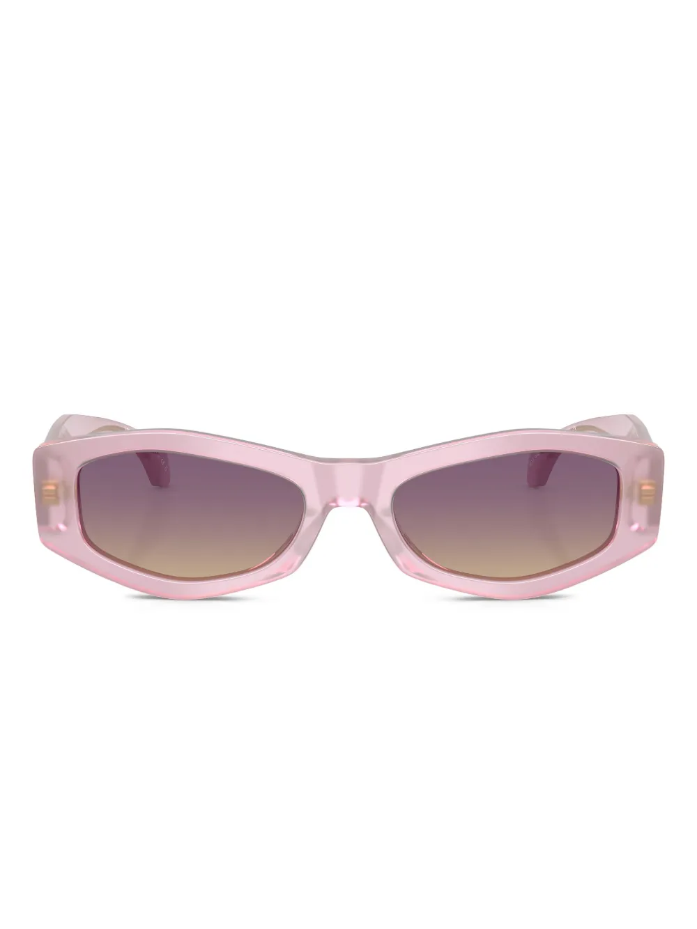 geometric-frame sunglasses