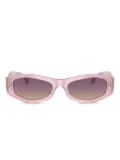 Versace Eyewear geometric-frame sunglasses - Pink