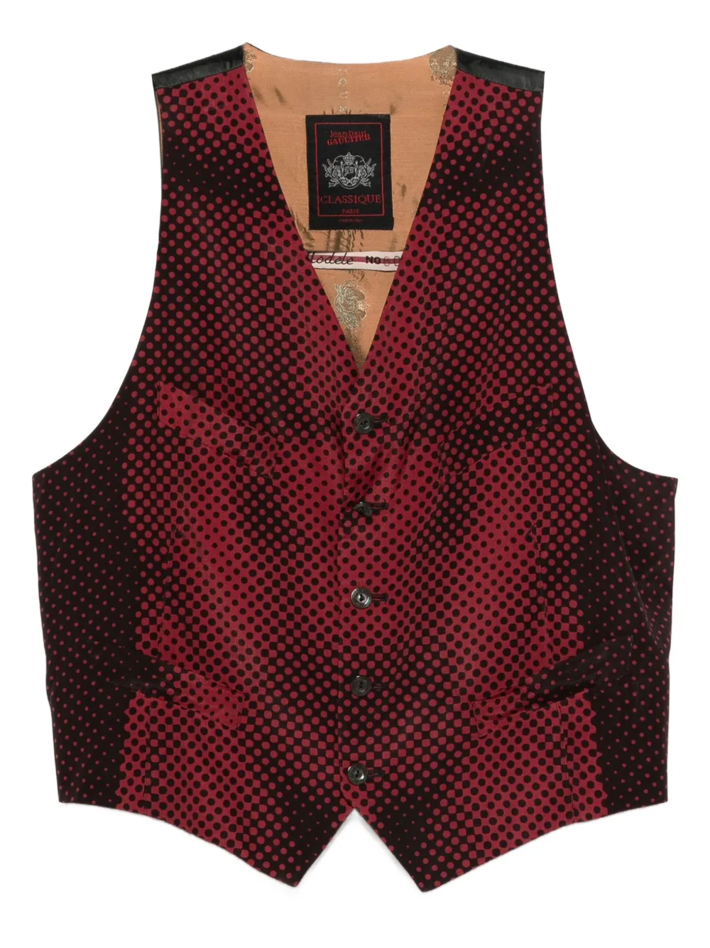 Jean Paul Gaultier Pre-Owned 1996 ピンナップボーイズ トップ - レッド Jean Paul Gaultier Pre-Owned 1996 ピンナップボーイズ トップ - レッド