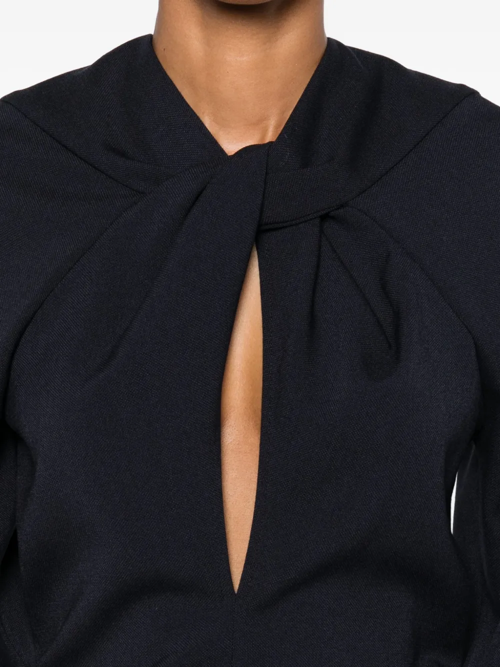 Victoria Beckham Blouse met lange mouwen Blauw
