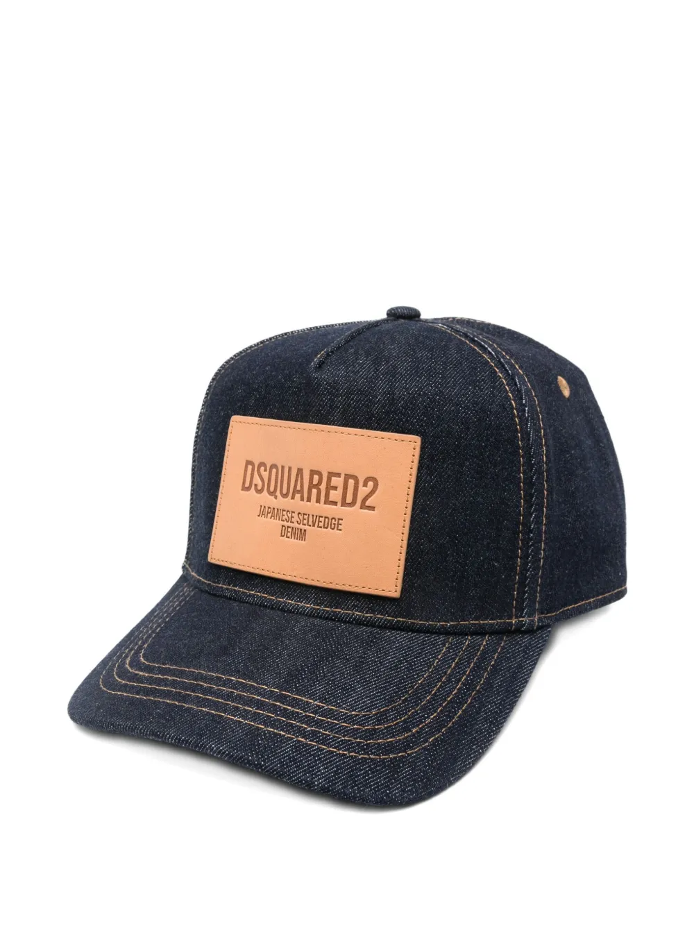 DSQUARED2 logo-patch baseball cap Zwart