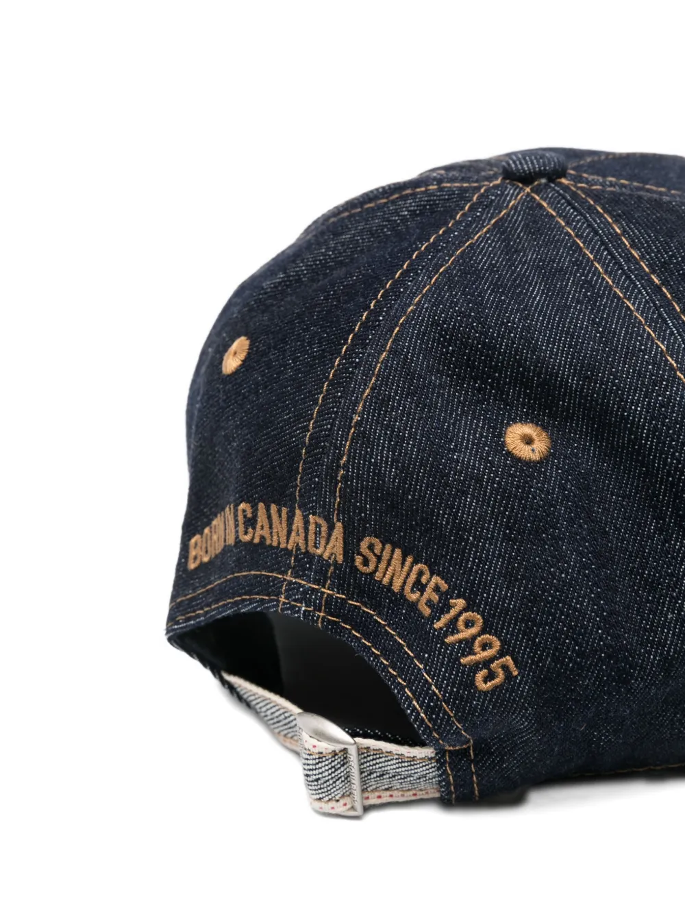 DSQUARED2 logo-patch baseball cap Zwart