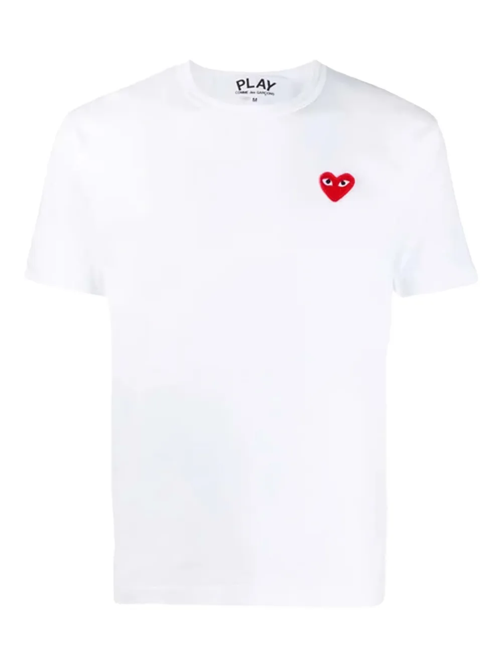 Comme Des Garçons Play heart-logo T-shirt | White | Image 1