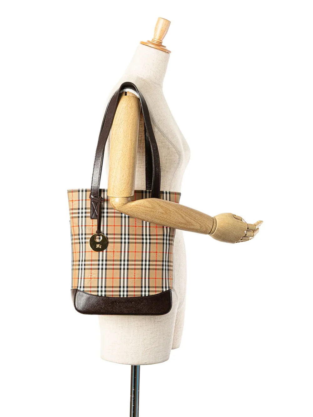 Burberry Pre-Owned 2000-2017 Haymarket Check Canvas tote bag | Pre-Owned | Image 2