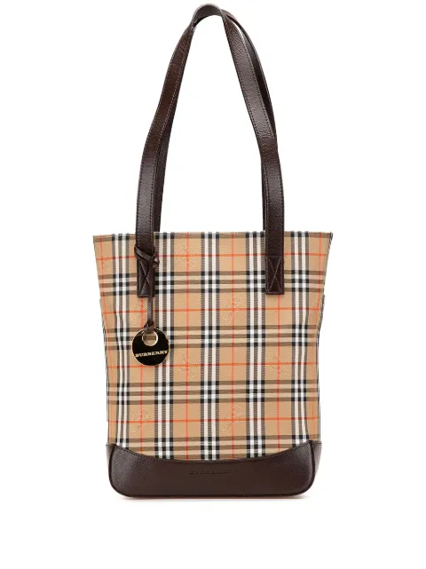 Burberry Pre-Owned 2000-2017 Haymarket Check Canvas tote bag
