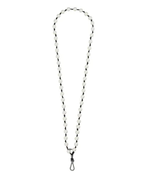 Maison Michel Martine pearl-beaded chain