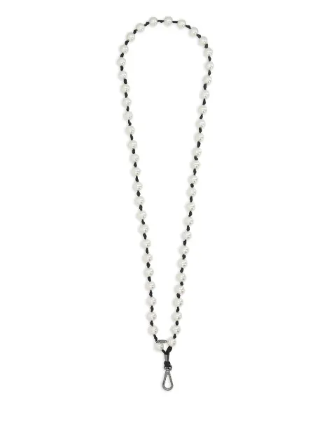 Maison Michel Martine pearl-beaded chain