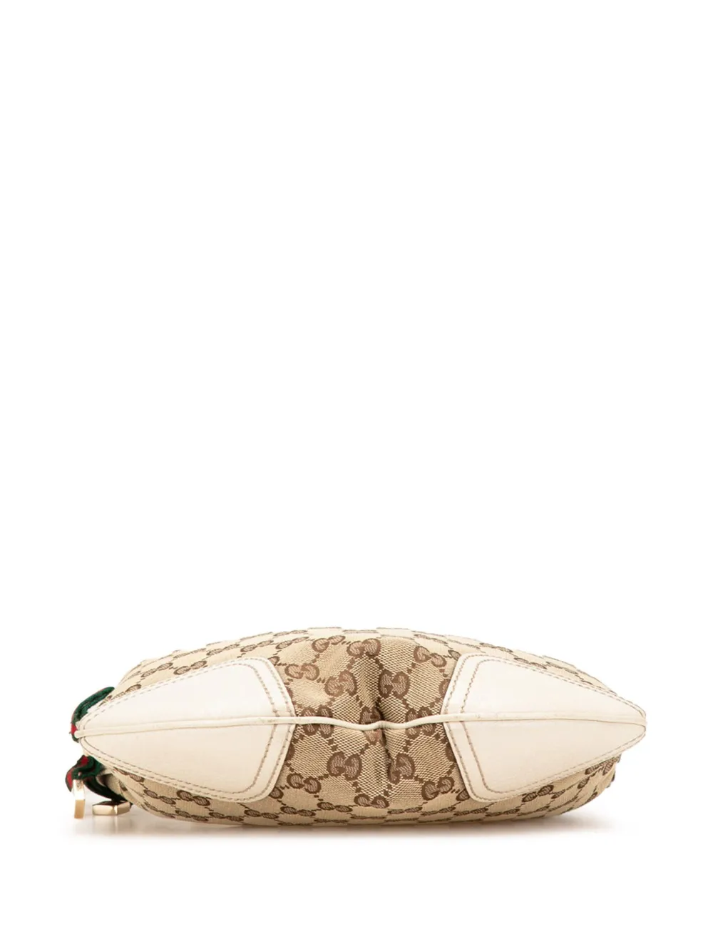 Pre-owned Gucci 2000-2015 Gg Canvas Princy Hobo Bag In Brown