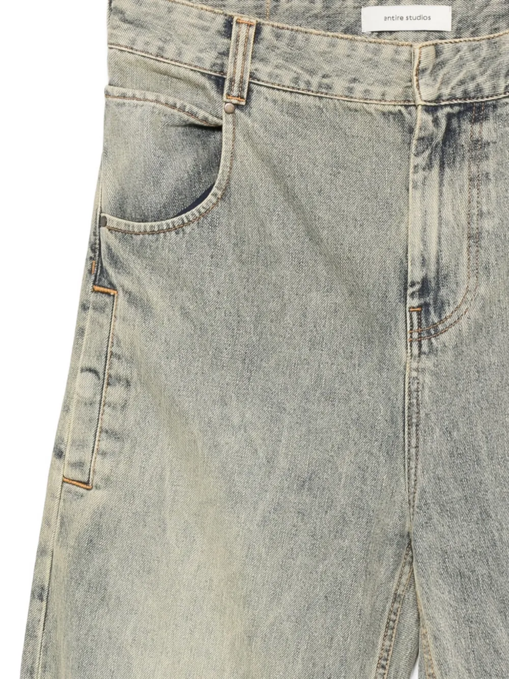 ENTIRE STUDIOS Jeans met riemlussen Blauw