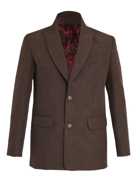 À La Garçonne Blazer de alfaiataria com abotoamento simples
