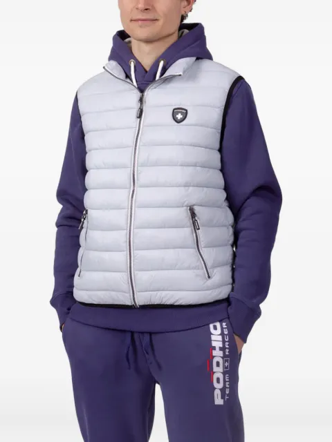 PODHIO quilted zip-front vest