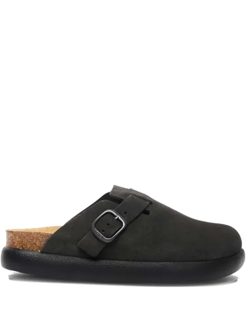 Scholl suede mules
