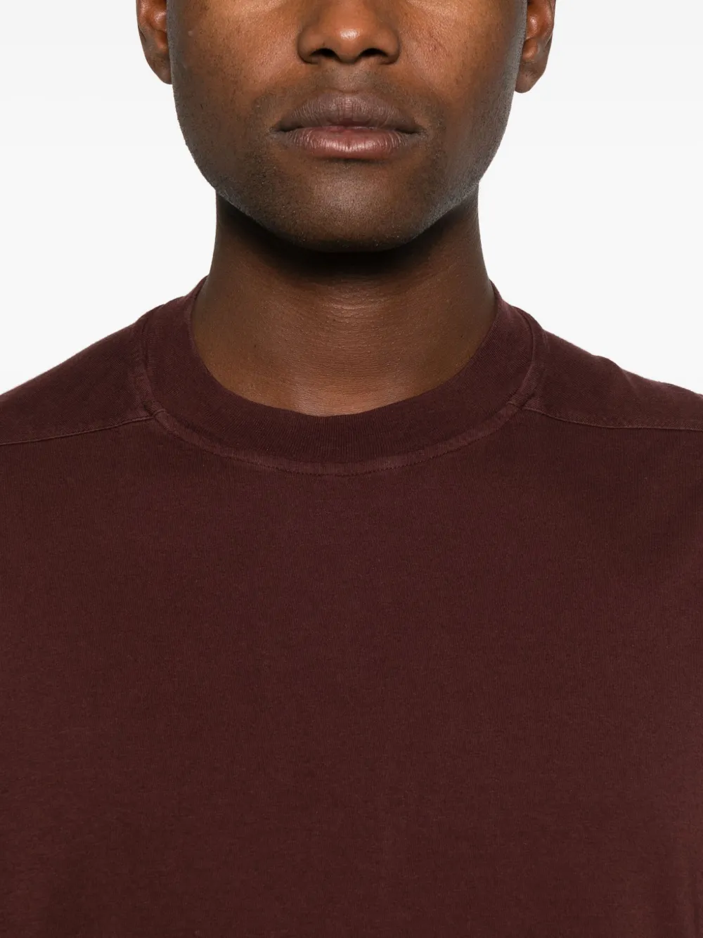 Rick Owens DRKSHDW T-shirt van biologisch katoen Rood