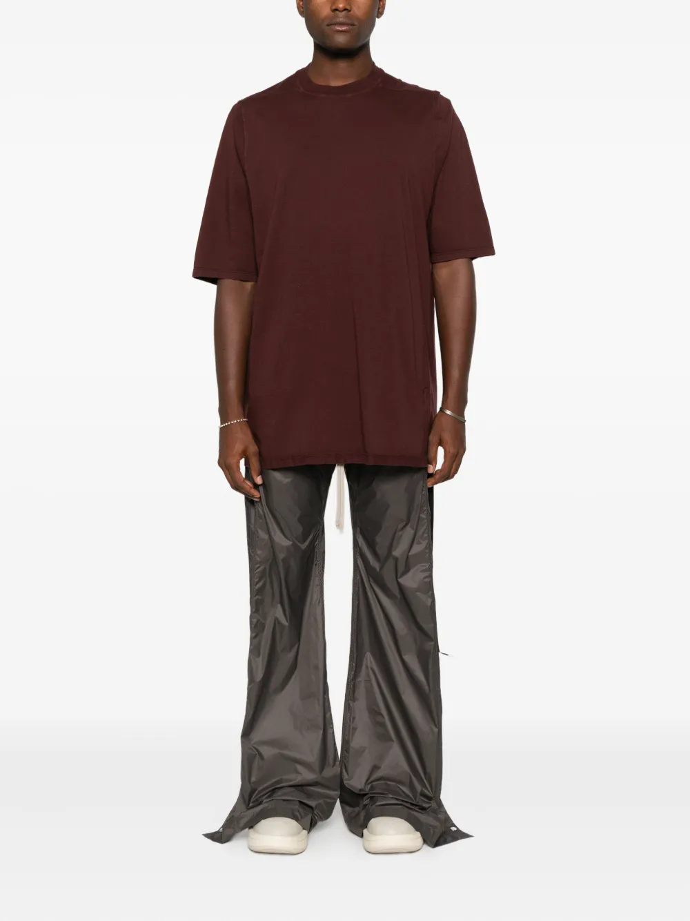 Rick Owens DRKSHDW T-shirt van biologisch katoen - Rood