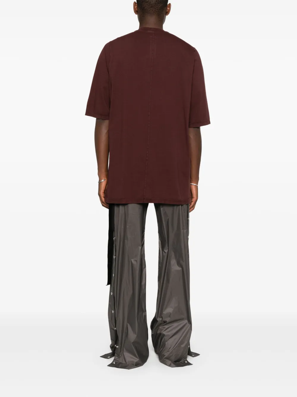 Rick Owens DRKSHDW T-shirt van biologisch katoen Rood